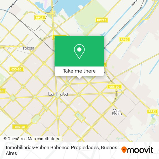 Inmobiliarias-Ruben Babenco Propiedades map