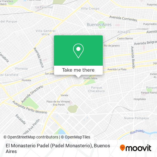 Mapa de El Monasterio Padel (Padel Monasterio)