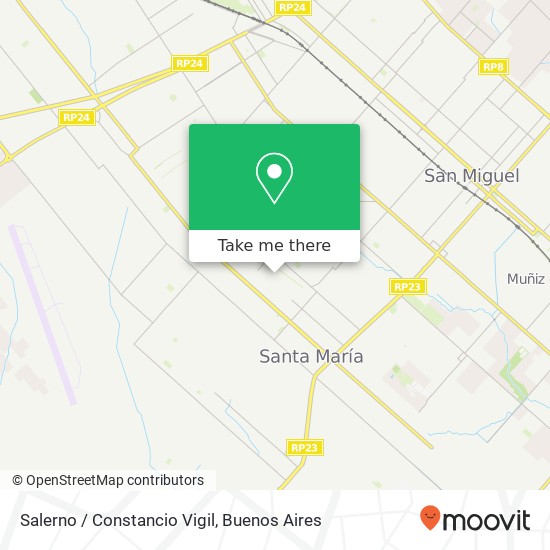 Salerno / Constancio Vigil map