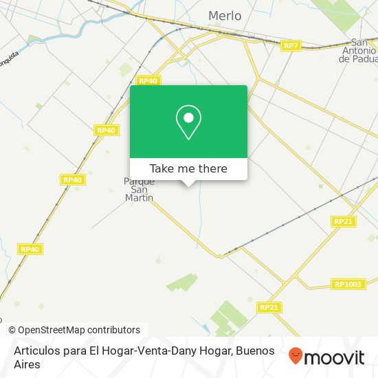 Articulos para El Hogar-Venta-Dany Hogar map