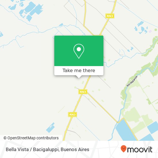 Mapa de Bella Vista / Bacigaluppi