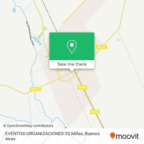 Mapa de EVENTOS-ORGANIZACIONES-20 Millas