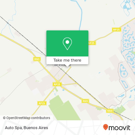 Auto Spa map