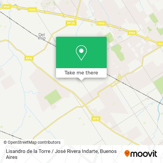 Mapa de Lisandro de la Torre / José Rivera Indarte