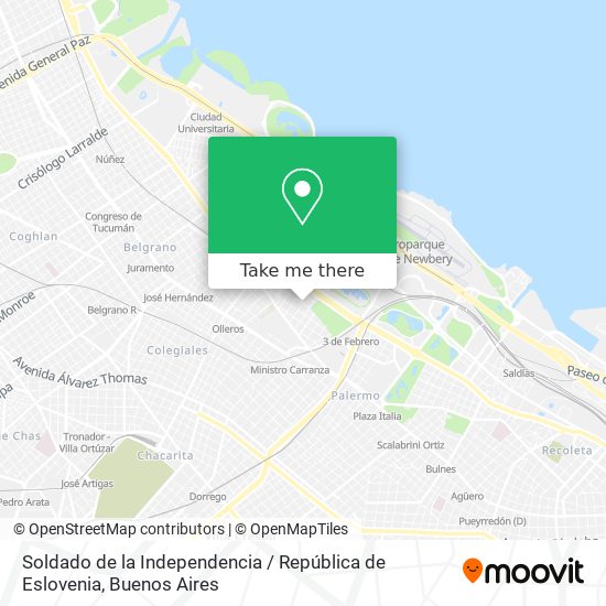 Soldado de la Independencia / República de Eslovenia map