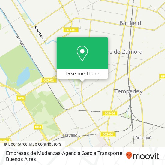 Empresas de Mudanzas-Agencia Garcia Transporte map