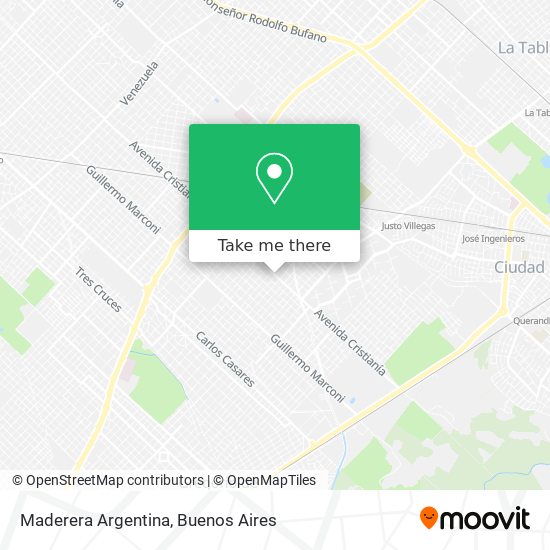 Maderera Argentina map