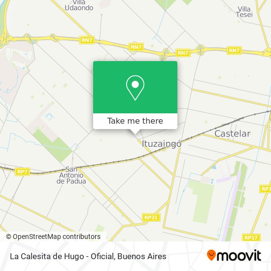 Mapa de La Calesita de Hugo - Oficial