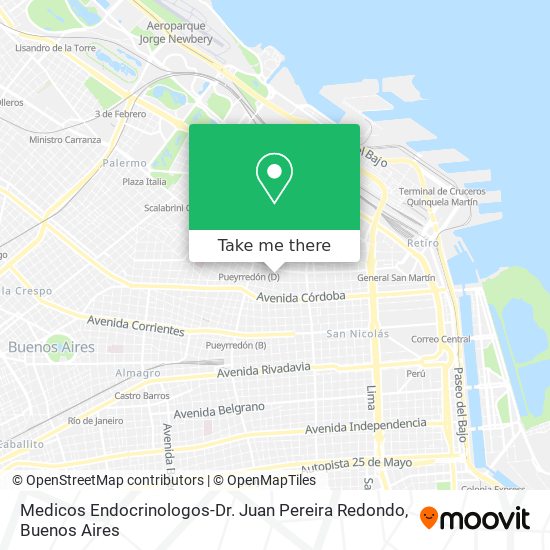 Medicos Endocrinologos-Dr. Juan Pereira Redondo map