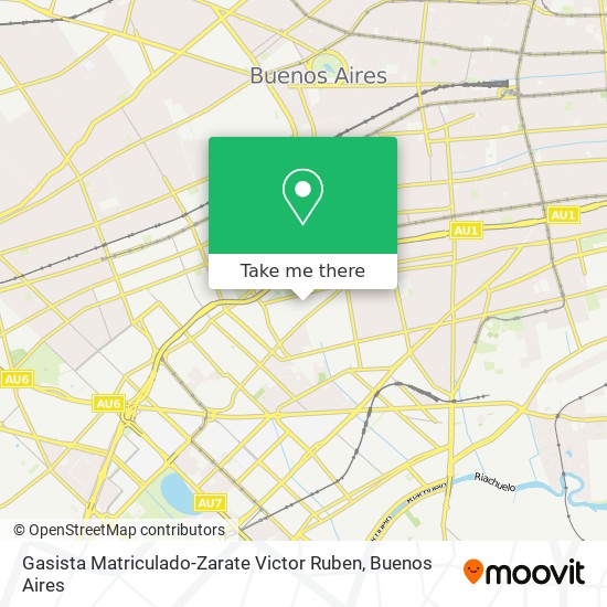 Gasista Matriculado-Zarate Victor Ruben map