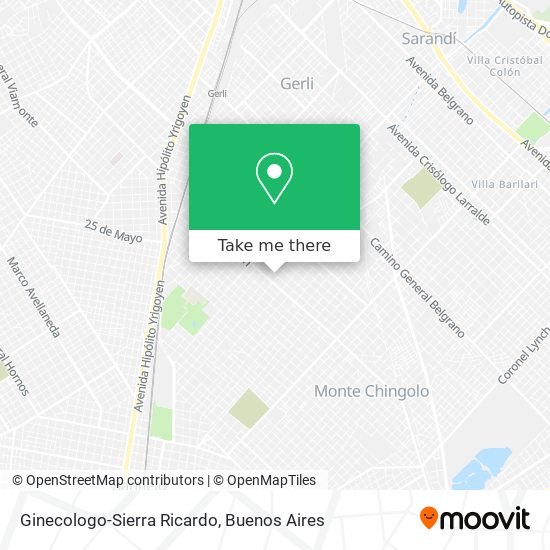 Ginecologo-Sierra Ricardo map