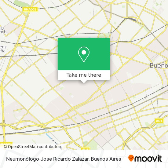 Neumonólogo-Jose Ricardo Zalazar map