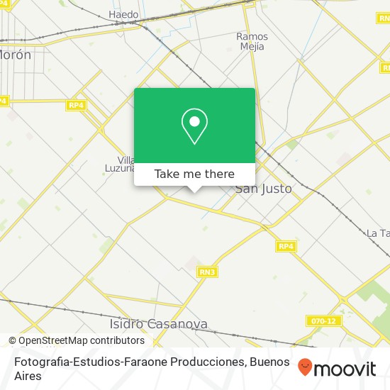 Mapa de Fotografia-Estudios-Faraone Producciones