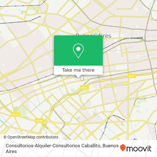 Mapa de Consultorios-Alquiler-Consultorios Caballito