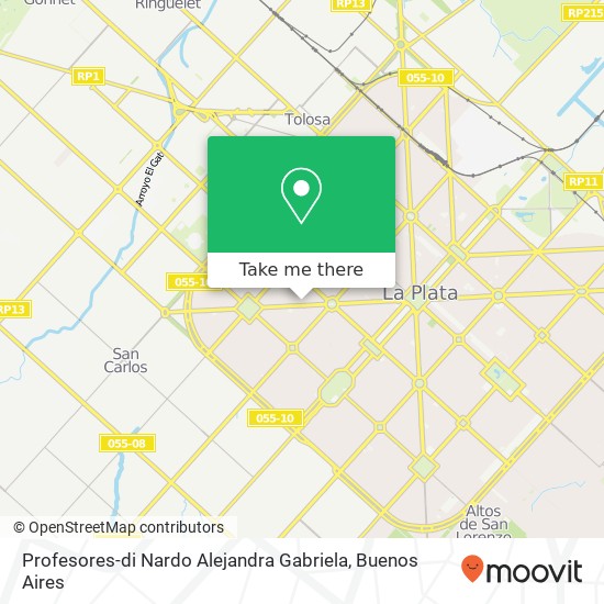 Profesores-di Nardo Alejandra Gabriela map