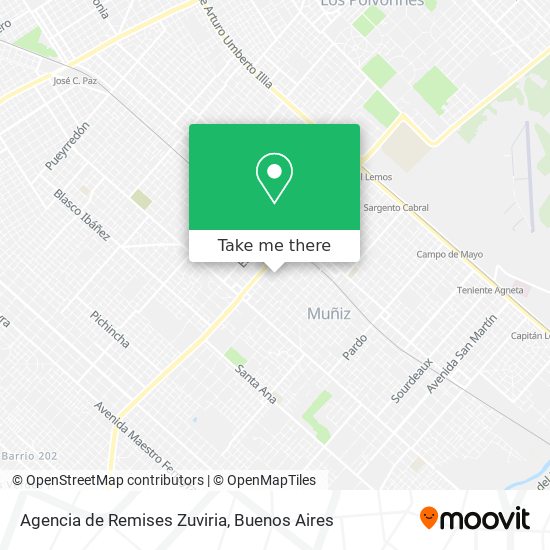 Agencia de Remises Zuviria map