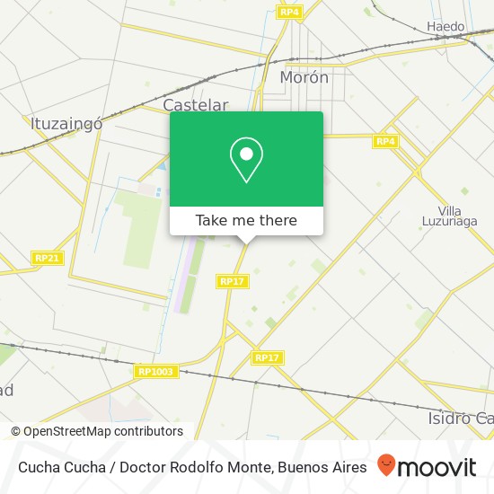 Cucha Cucha / Doctor Rodolfo Monte map