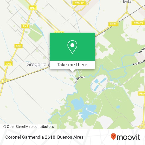 Coronel Garmendia 2618 map