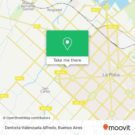 Dentista-Valenzuela Alfredo map