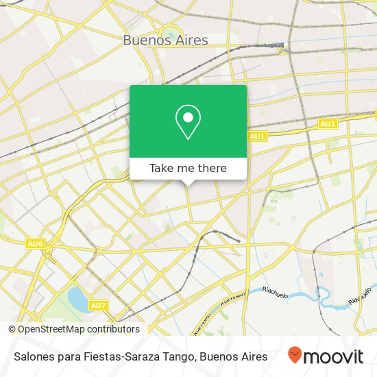 Salones para Fiestas-Saraza Tango map
