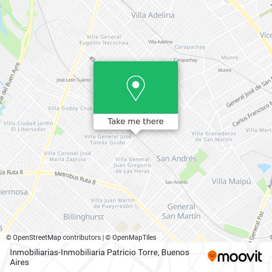 Inmobiliarias-Inmobiliaria Patricio Torre map