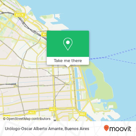 Mapa de Urólogo-Oscar Alberto Amante