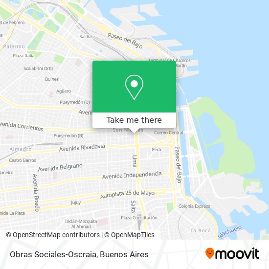 Obras Sociales-Oscraia map