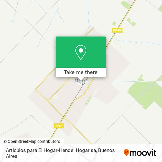 Articulos para El Hogar-Hendel Hogar sa map