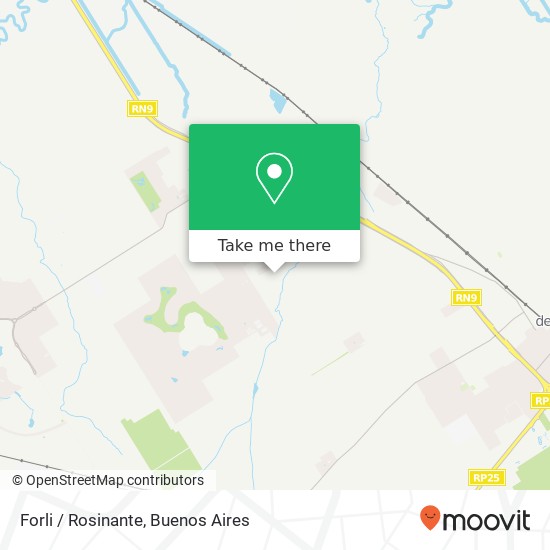 Mapa de Forli / Rosinante