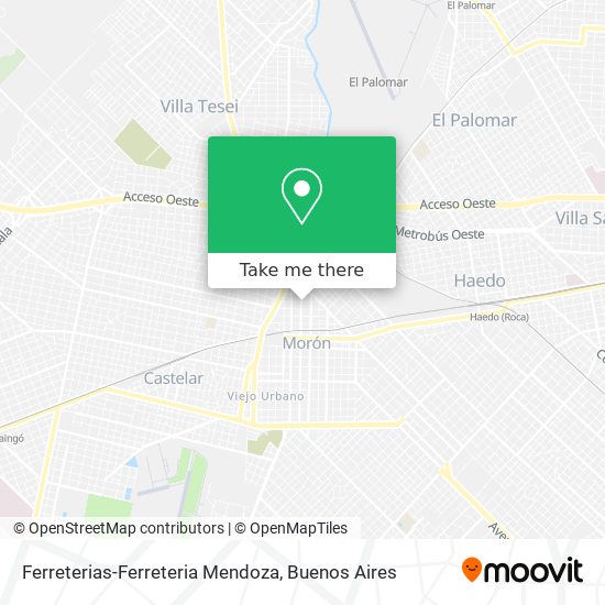 Ferreterias-Ferreteria Mendoza map