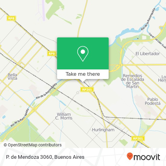 P. de Mendoza 3060 map