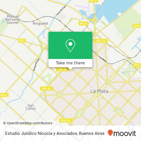 Estudio Juridico Nicocia y Asociados map