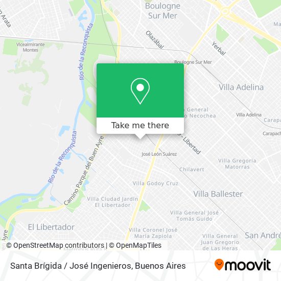 Mapa de Santa Brígida / José Ingenieros