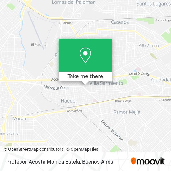 Profesor-Acosta Monica Estela map