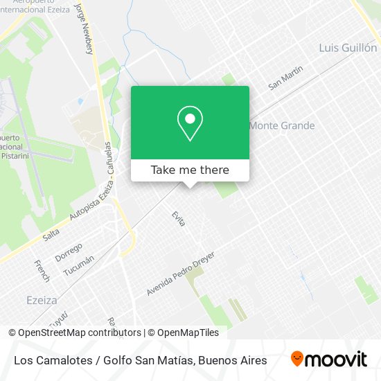 Los Camalotes / Golfo San Matías map