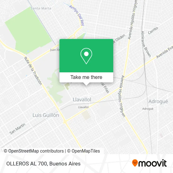 OLLEROS AL 700 map