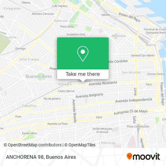 Mapa de ANCHORENA 98