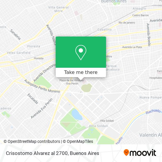 Crisostomo Alvarez  al 2700 map