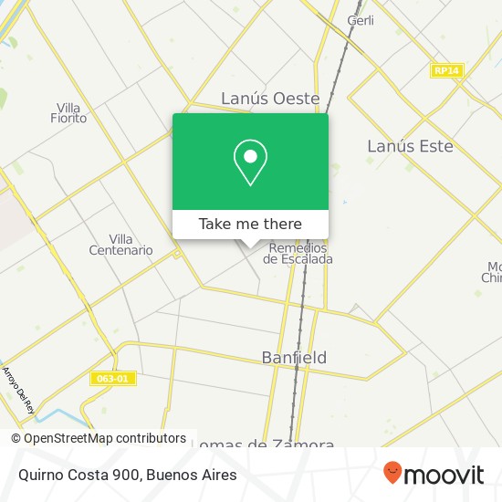 Quirno Costa 900 map