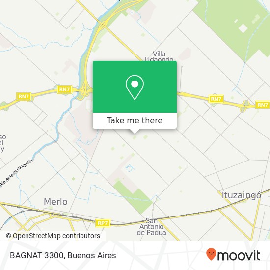 BAGNAT 3300 map