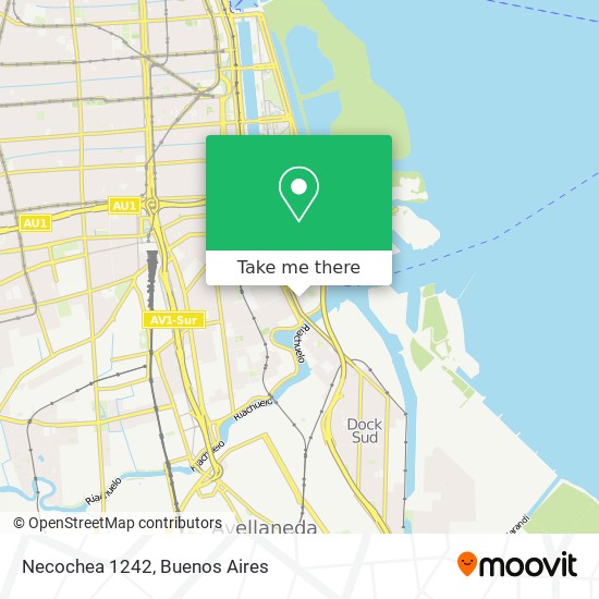 Necochea 1242 map