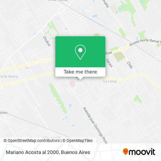 Mariano Acosta al 2000 map