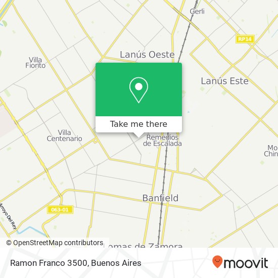 Ramon Franco 3500 map