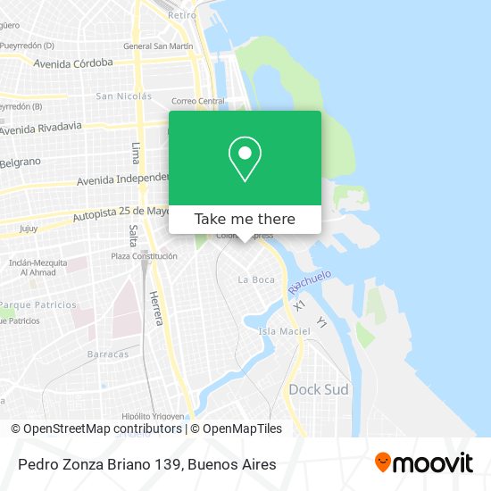 Pedro Zonza Briano 139 map