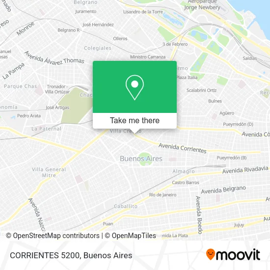 Mapa de CORRIENTES 5200