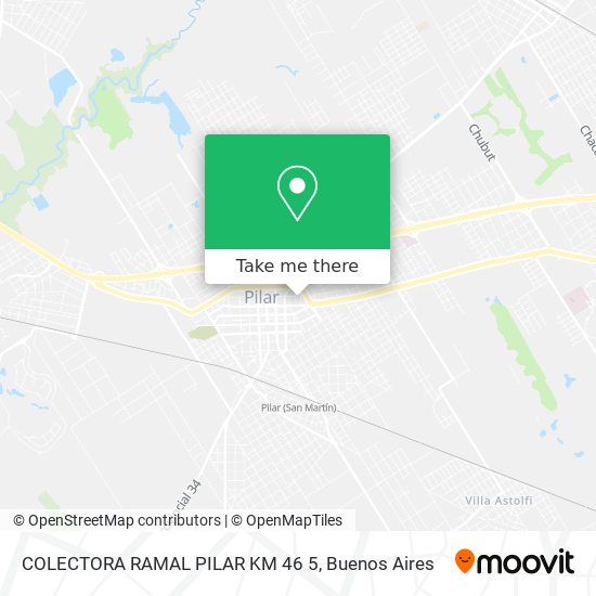 COLECTORA RAMAL PILAR KM 46 5 map