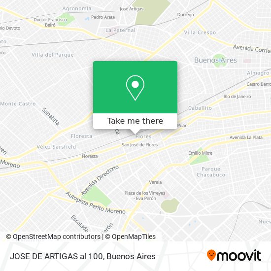 JOSE DE ARTIGAS al 100 map