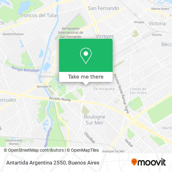 Mapa de Antartida Argentina 2550