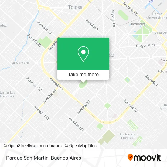 Mapa de Parque San Martin