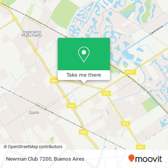 Newman Club 7200 map